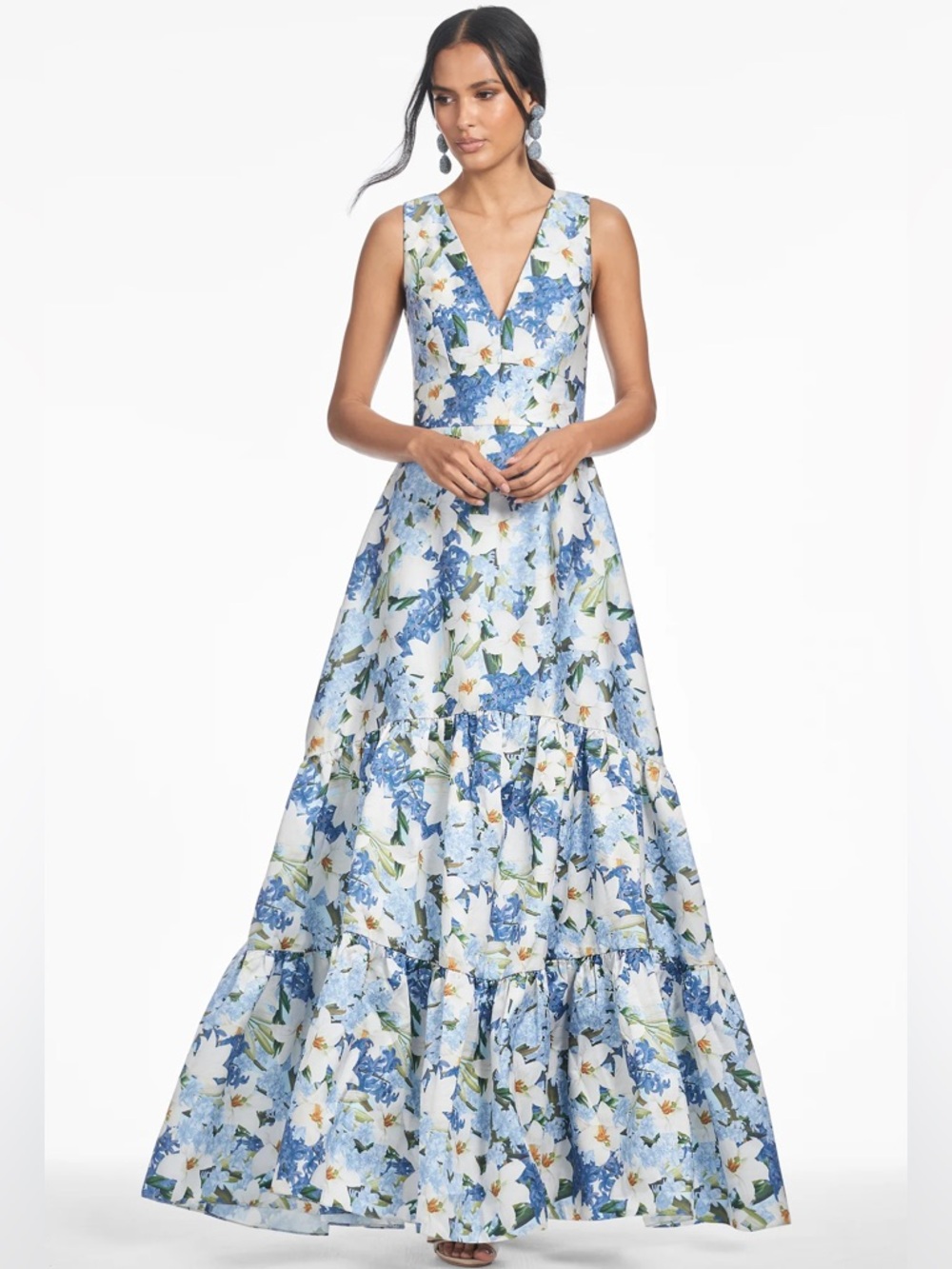 Sachi snd Babi RORI GOWN - SKY BLUE STAR LILLIES size 8 $998